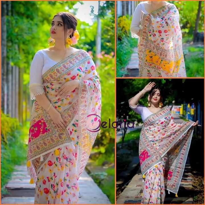 Half Silk Sharee  With Blouse 160