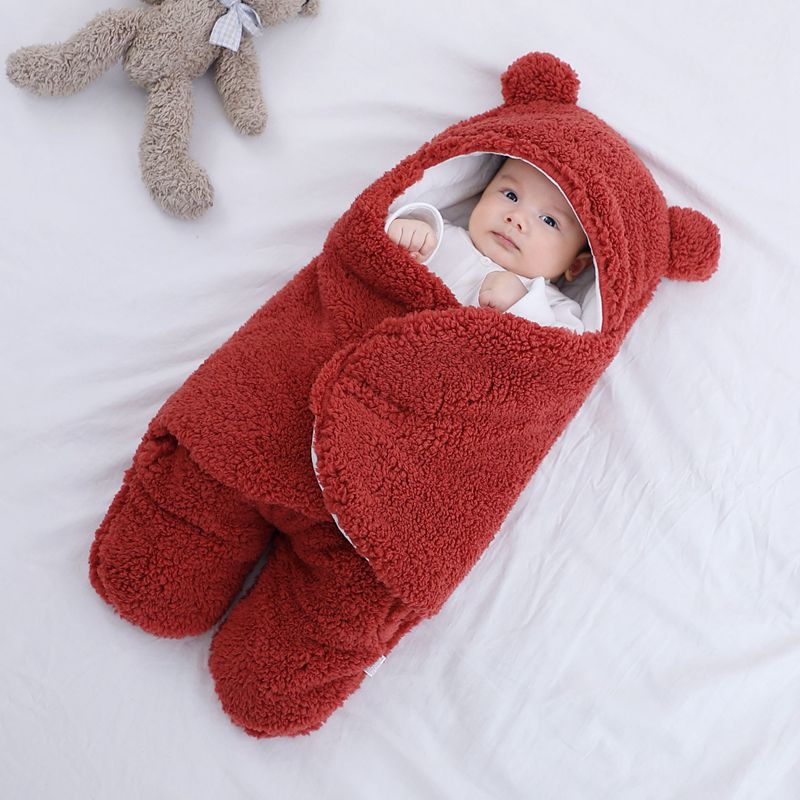 Original China Sleeping Baby Blanket - Red