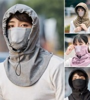 Winter Full Face Mask Cap (Black Color)